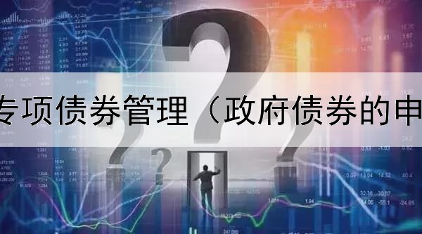  民政领域专项债券管理（政府债券的申报的主体）