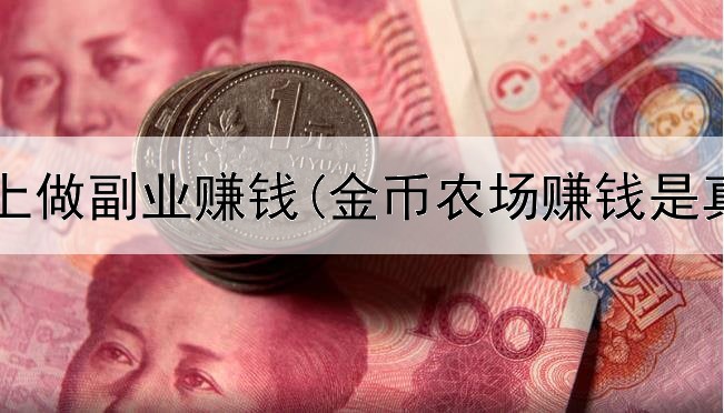 怎样网上做副业赚钱(金币农场赚钱是真的吗)