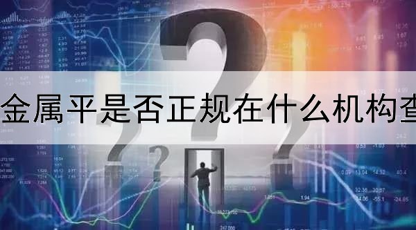  贵金属平是否正规在什么机构查询