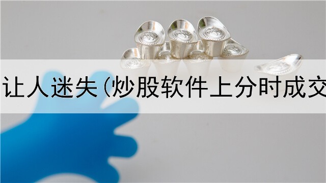  炒股做t会让人迷失(炒股软件上分时成交多少手)