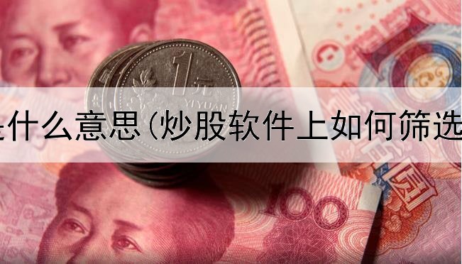  炒股做t是什么意思(炒股软件上如何筛选多个股)