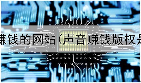 谁有网上赚钱的网站(声音赚钱版权是真的吗)