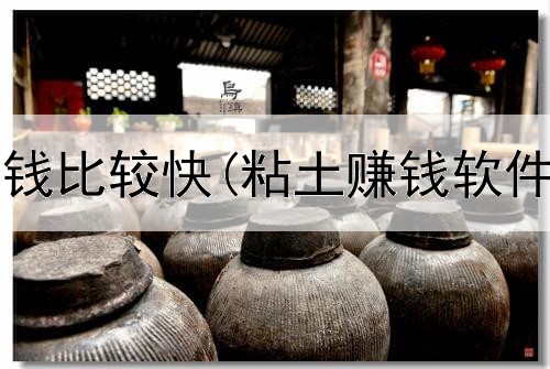 怎么网上赚钱比较快(粘土赚钱软件是真的吗)