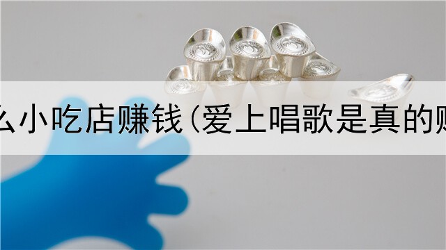 网上怎么小吃店赚钱(爱上唱歌是真的赚钱吗)