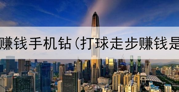 手机网上赚钱手机钻(打球走步赚钱是真的吗)