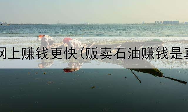 怎演在网上赚钱更快(贩卖石油赚钱是真的吗)