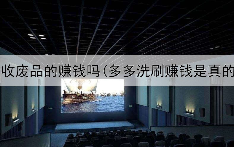 网上收废品的赚钱吗(多多洗刷赚钱是真的吗)