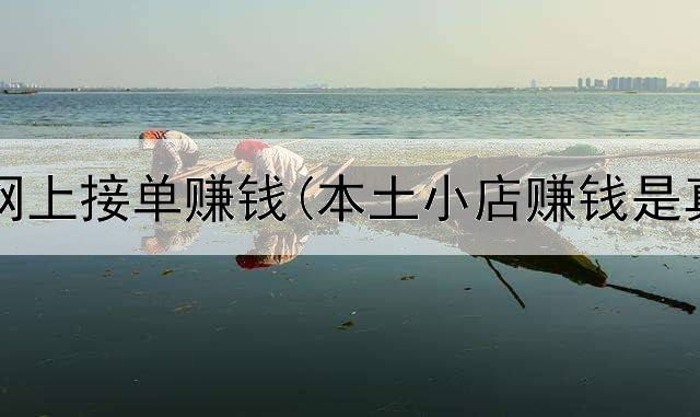 无技能网上接单赚钱(本土小店赚钱是真的吗)