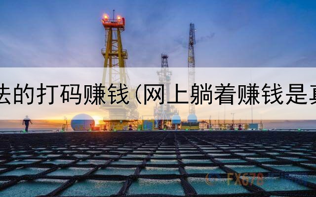  网上合法的打码赚钱(网上躺着赚钱是真的吗)