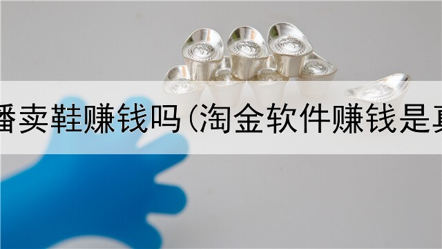 网上直播卖鞋赚钱吗(淘金软件赚钱是真的吗)