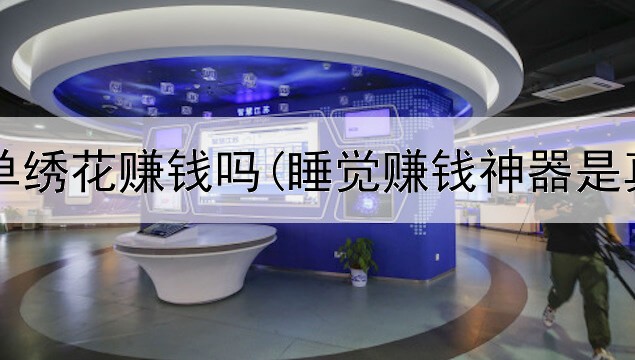 网上接单绣花赚钱吗(睡觉赚钱神器是真的吗)