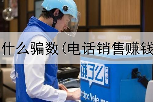 网上赚钱有什么骗数(电话销售赚钱是真的吗)
