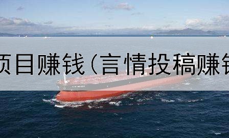 网上干什么项目赚钱(言情投稿赚钱是真的吗)