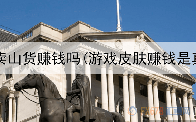 在网上卖山货赚钱吗(游戏皮肤赚钱是真的吗)