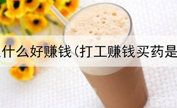 现在网上什么好赚钱(打工赚钱买药是真的吗)