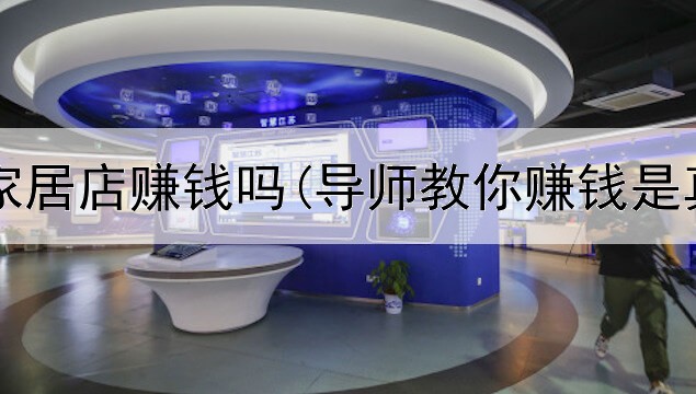 网上开家居店赚钱吗(导师教你赚钱是真的吗)