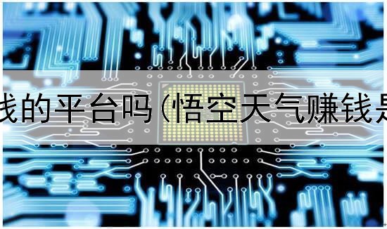网上能赚钱的平台吗(悟空天气赚钱是真的吗)
