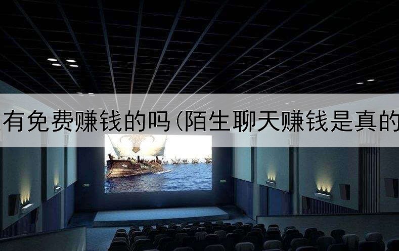 网上有免费赚钱的吗(陌生聊天赚钱是真的吗)