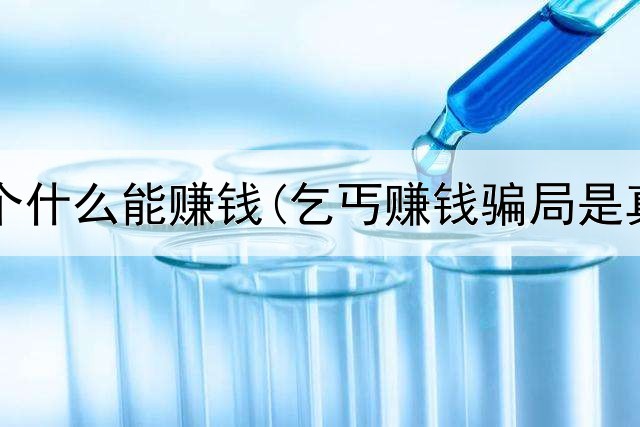 网上搞个什么能赚钱(乞丐赚钱骗局是真的吗)