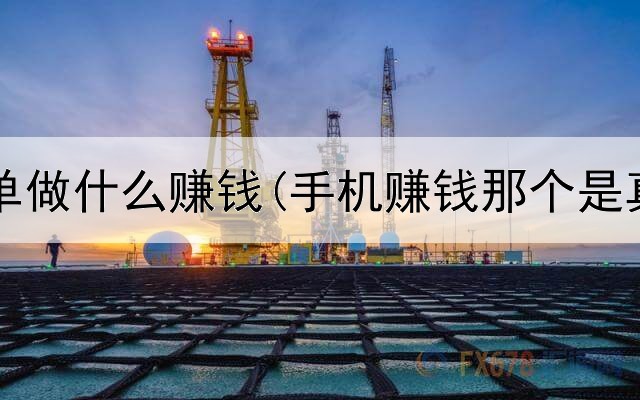网上接单做什么赚钱(手机赚钱那个是真的吗)