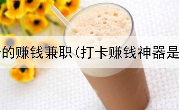 网上靠谱的赚钱兼职(打卡赚钱神器是真的吗)