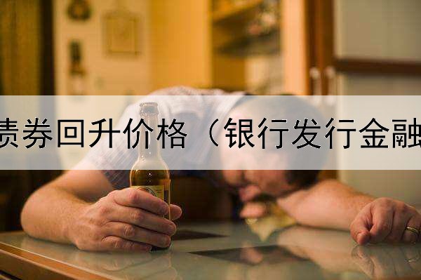 中国美元债券回升价格(银行发行金融债券作用)